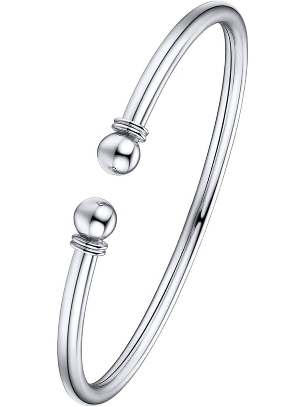 Unisex Simple Cuff Bracelet 18K Real Gold Platinum Plated Fine Bracelets Fashion - Picture 1 of 9
